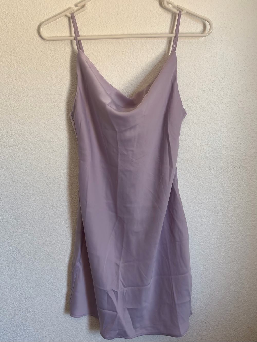 Urban Outfitters Lavander Cowl Neck Mini Slip Dress